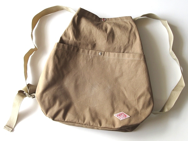 DANTON ダントン UTILITY BAG ロゴワッペン コットンキャンバス 2WAY