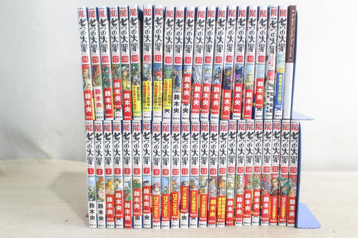 B5454 七つの大罪 １ ４１巻 全巻 特製ミニ画集付限定版 小説 外伝 昔日の王都七つの願い 番外編集原罪 全巻セット 売買されたオークション情報 Yahooの商品情報をアーカイブ公開 オークファン Aucfan Com