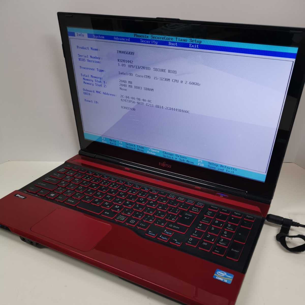 LIFEBOOK 富士通 ジャンク品 AH56⁄K ノートパソコン ノートパソコン