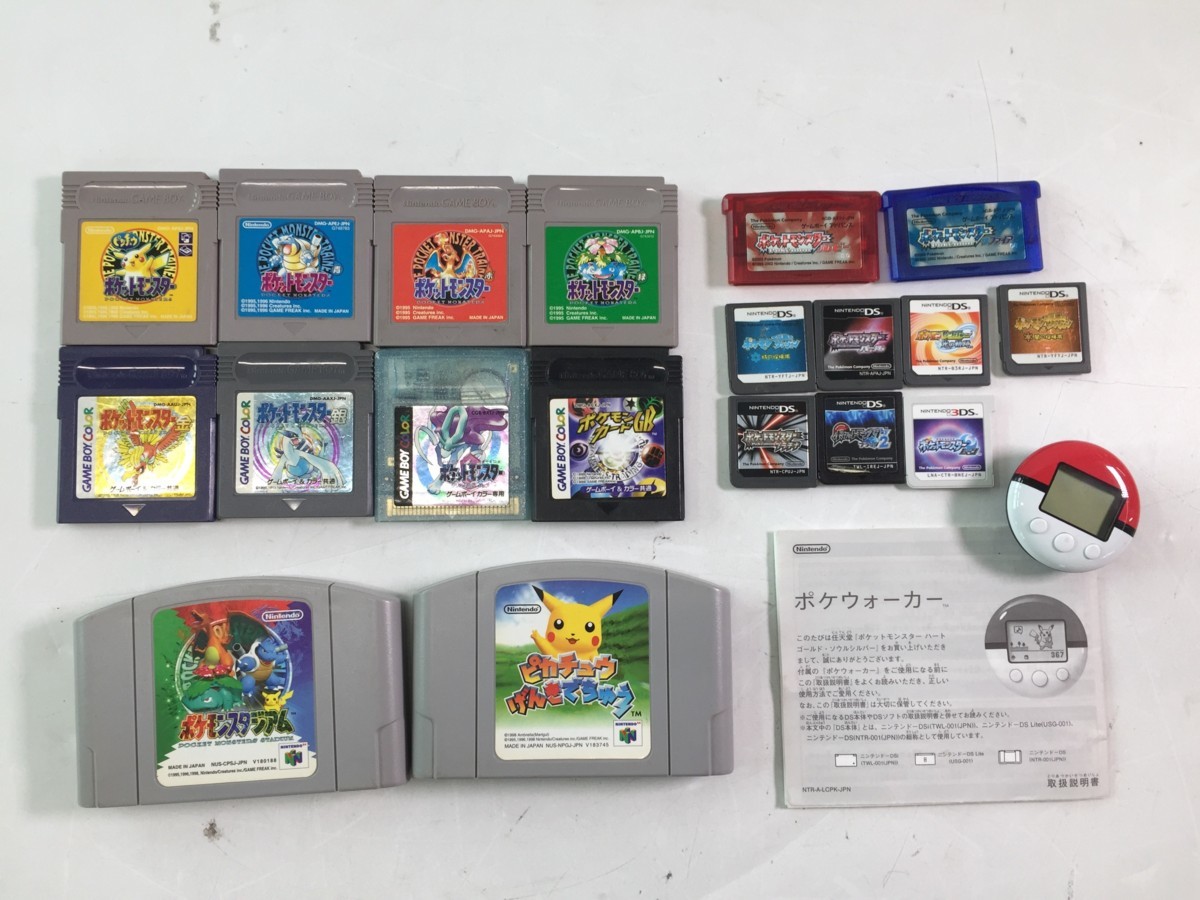 ♪△【まとめ売り品 任天堂 ニンテンドー】ポケモンシリーズ ゲーム