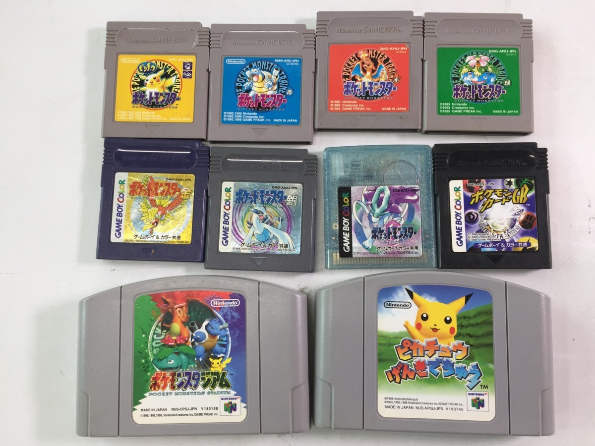 ♪△任天堂 ニンテンドーDS⁄GB⁄GBC ゲームソフト ポケモンシリーズ
