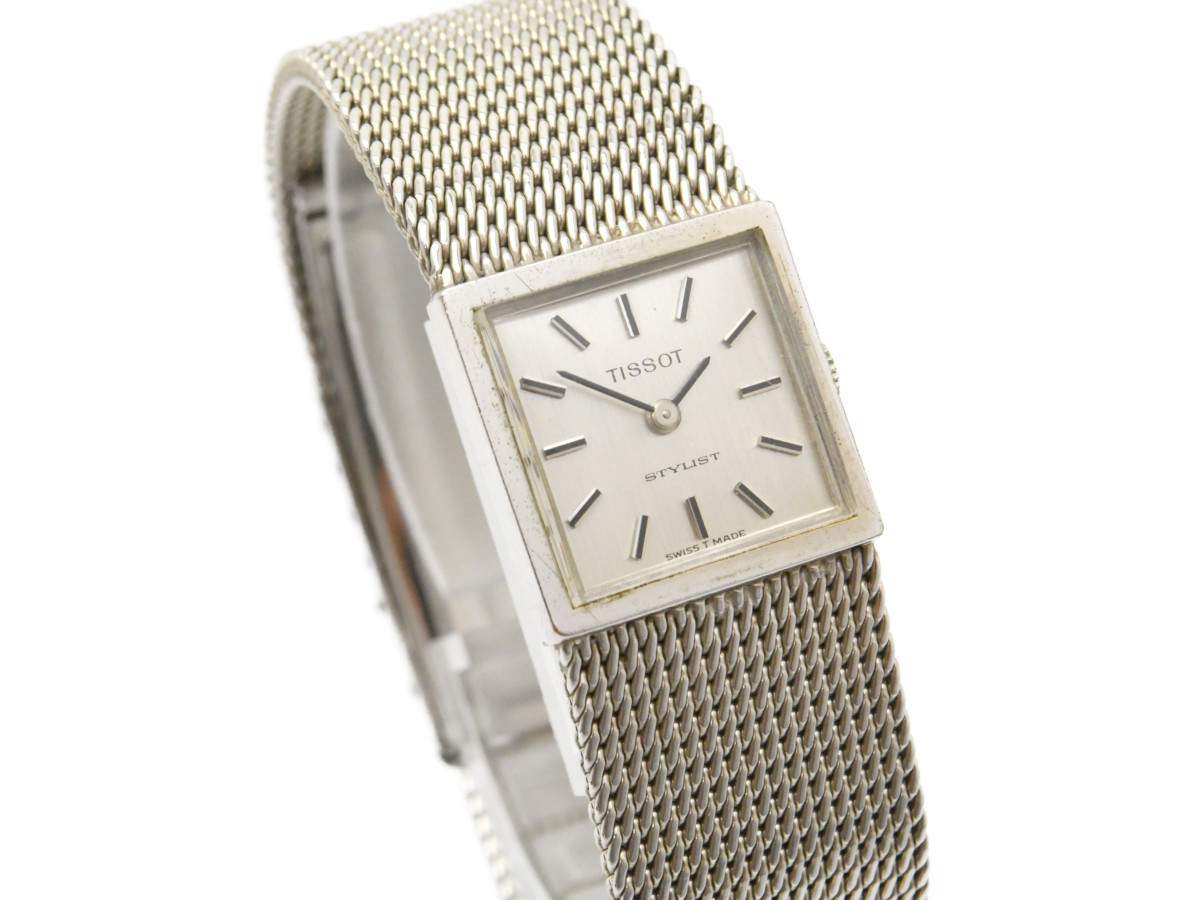 中古品] 稼働品【TISSOT】ティソ シルバーカラー STYLIST レディース 