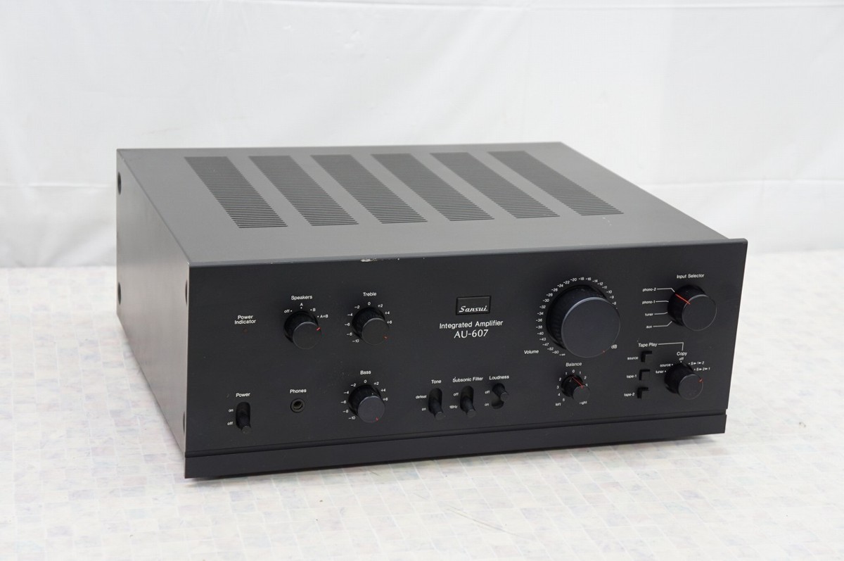 SANSUI サンスイ 山水 AU-607 プリメインアンプ [現状品] □a244712z