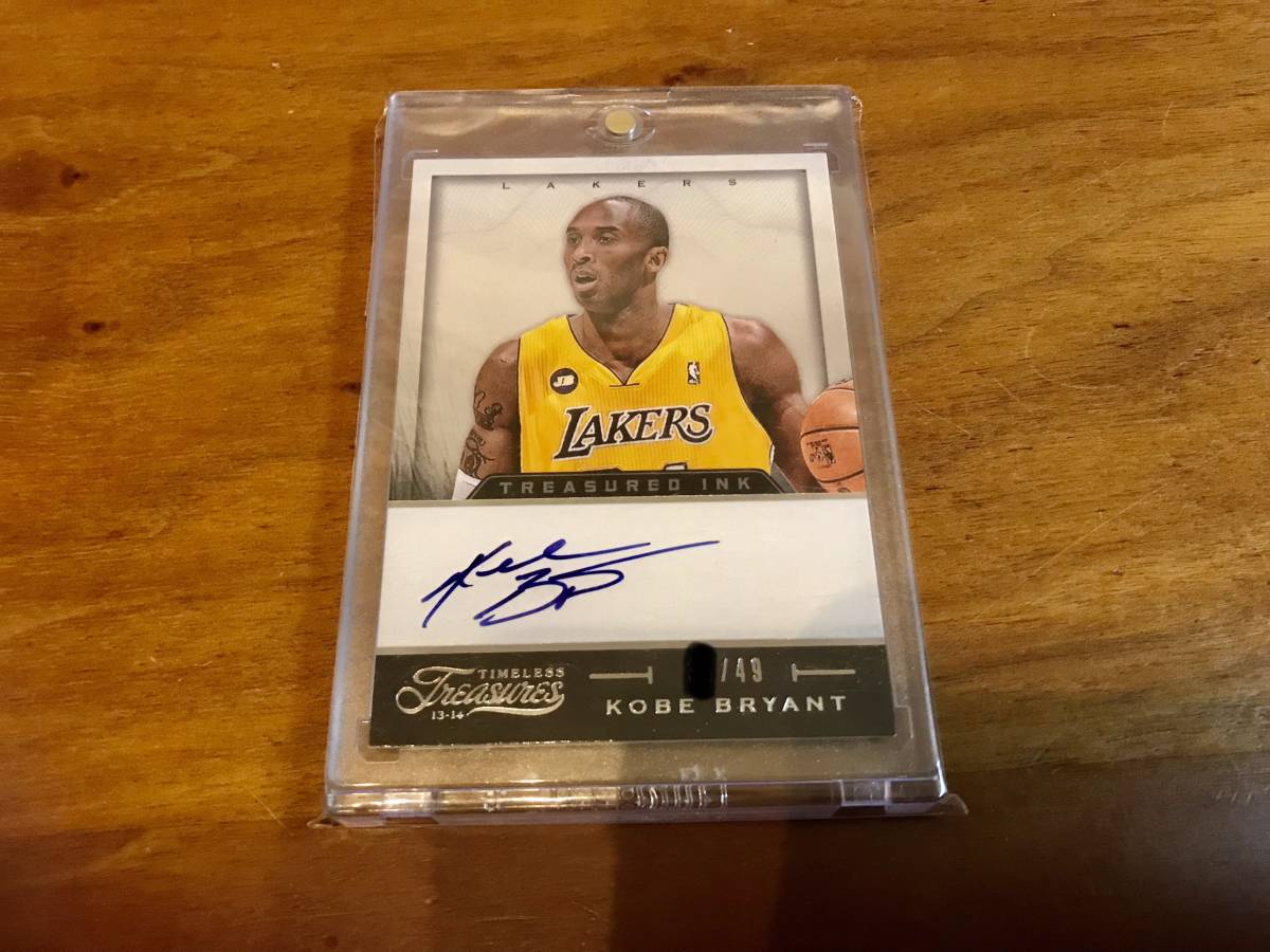 激レア 直書き /49 コービー KOBE BRYANT ブライアント auto 直筆 