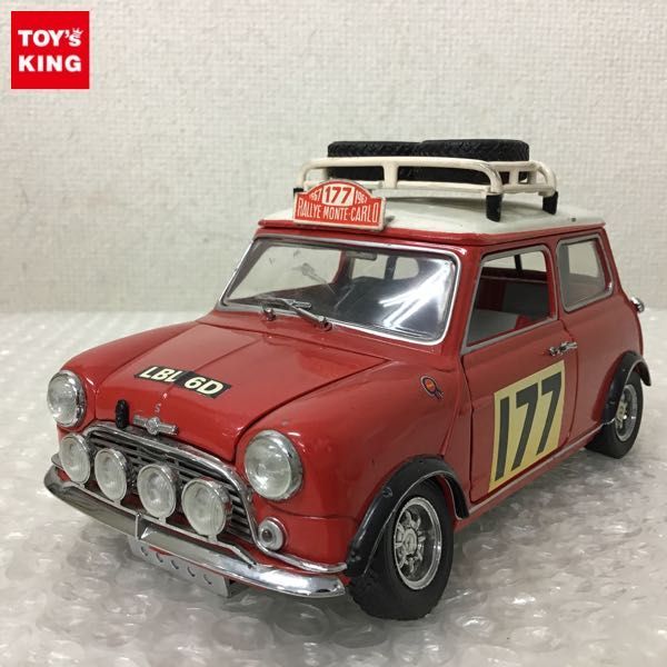 数量限定，SALE 1円 箱無 破損/欠品 京商 モーリス ミニクーパー S Mk-1 1967 モンテカルロラリー #177 優勝車(レーシングカー)｜売買されたオークション情報、yahooの商品情報をアーカイブ公開 - オークファン レーシングカー