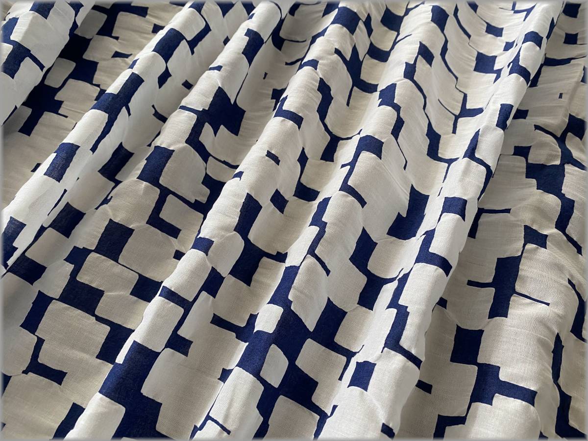 生地 80ローン ミラクルウェーブ/リップル（KKC808MW） 1.白 オカダヤ(okadaya) 布・生地、毛糸、手芸用品