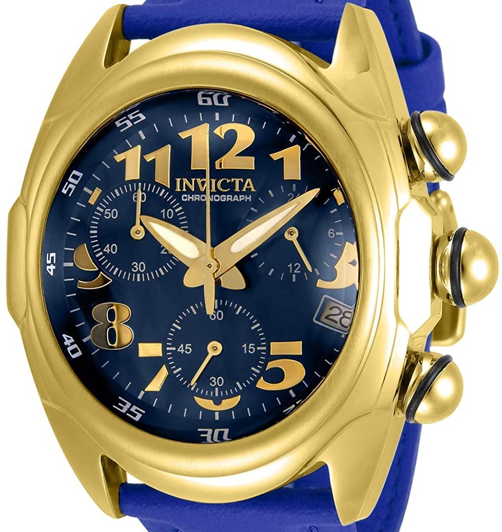 INVICTA メンズ 腕時計 ゴールド ブルー 大人気 INVICTA インビクタ 
