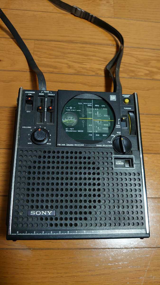 SONY ICF-5600 スカイセンサー 昭和 ラジヲ ICF-5600 スカイセンサー