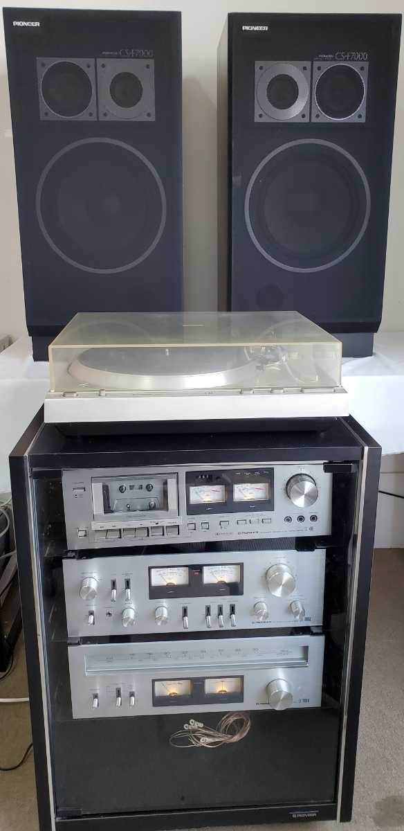  一式セット販売 Pioneer スピーカー CS-F7000 レコードプレーヤー PL-340 カセットテープデッキ CT-405 他(スピーカー本体)｜売買されたオークション情報、yahooの商品情報をアーカイブ公開 - オーク パイオニア