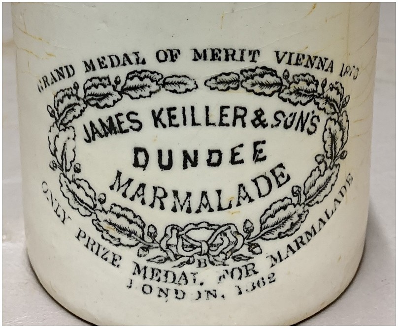DUNDEE ダンディー マーマレードジャー イギリス アンティーク 陶器