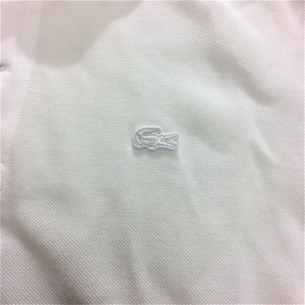 LACOSTE EXCLUSIVE EDITION ラコステ 限定 鹿の子 ポロシャツ ホワイト 