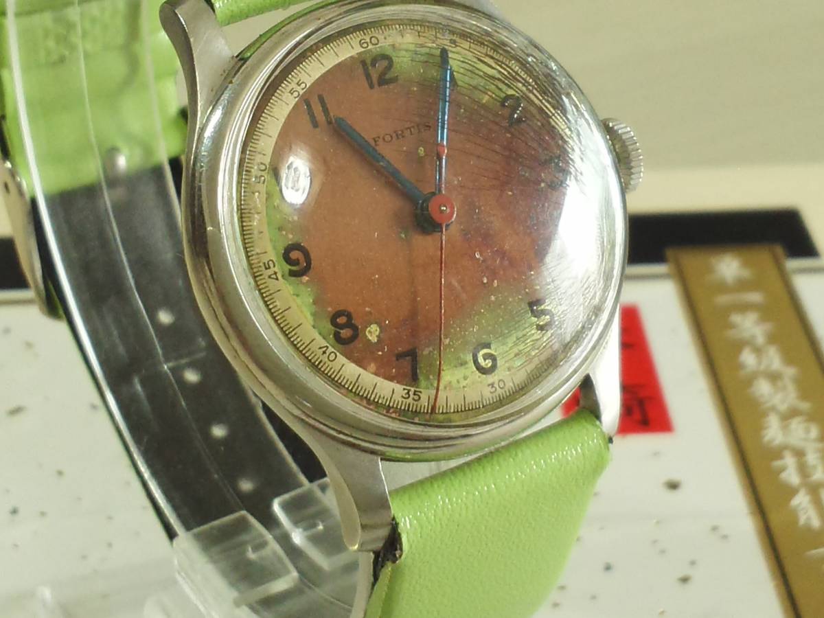 193～40年代 FORTIS いいムーブ搭載。 手巻き スイス手巻腕時計 稼動品