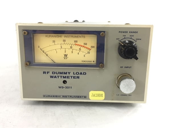 KURANISHI クラニシ WD-2011 RF DUMMY LOAD WATTMETAR パワー計 ワット