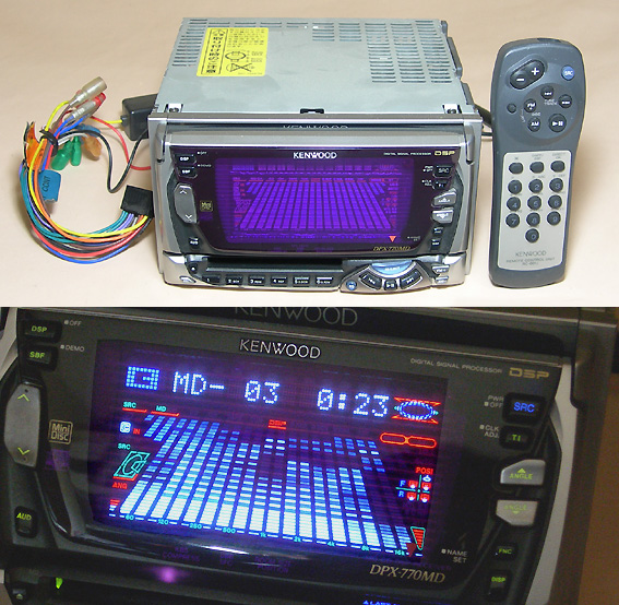 ◇リモコン付◇KENWOOD/MD-CDレシーバー【DPX-770MD】(ケンウッド