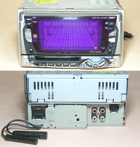 カーオーディオ KENWOOD DPX-770MD ◇リモコン付◇KENWOOD/MD-CDレシーバー【DPX-770MD】(ケンウッド