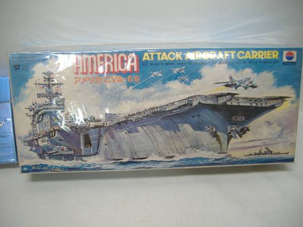 期間限定特価　プラモ　空母　アメリカ　ＣＶＡ－６６　未組立_1