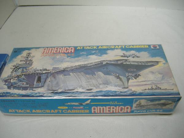期間限定特価　プラモ　空母　アメリカ　ＣＶＡ－６６　未組立_2