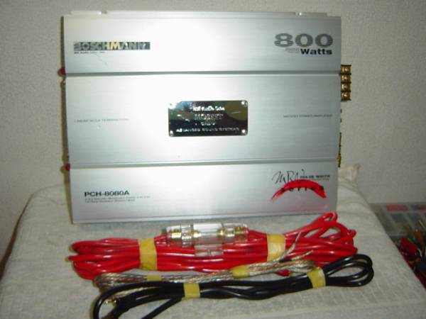BOSCHMANN・パワーアンプ/PCH-8080A/200W×4ch*4/3/2ch(アンプ