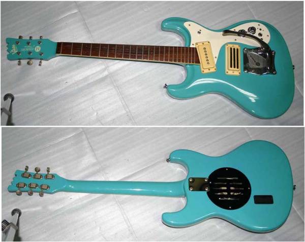 ♪Mosrite　of California THE VENTURES model♪ ミニモズライト_1