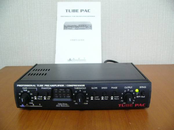 ART TUBE PAC 真空管マイクプリアンプ&コンプレッサー