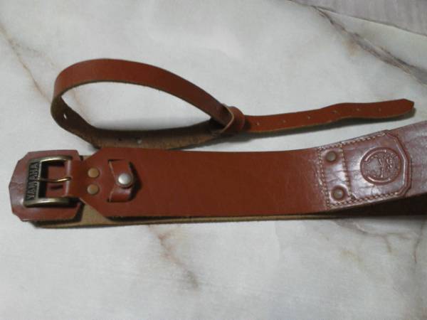 ★YAMAHA　★７０年代　ビンテージ本革ストラップ　■レア美品_3