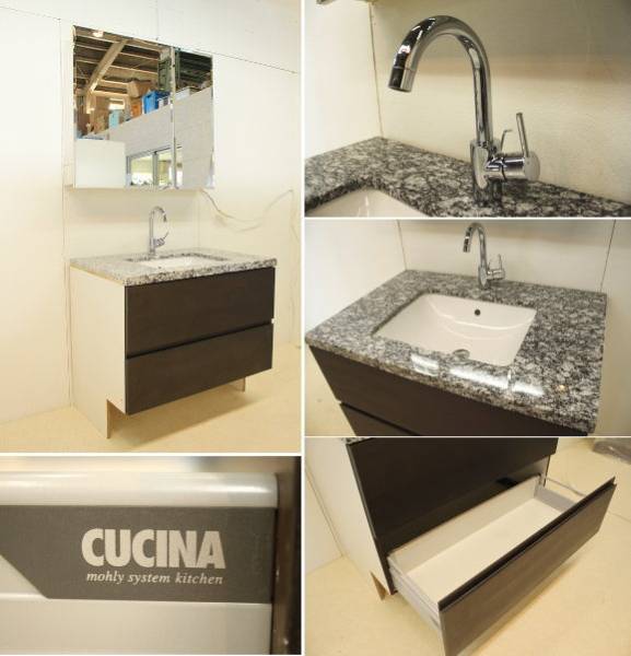 Fbkm04 展示品cucina洗面化粧台 ミラーキャビネット クチーナ 洗面化粧台 鏡つき 売買されたオークション情報 Yahooの商品情報をアーカイブ公開 オークファン Aucfan Com