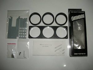 美品】大森/OMORI DINサイズパネルDX P-106 52Φメーター(追加メーター