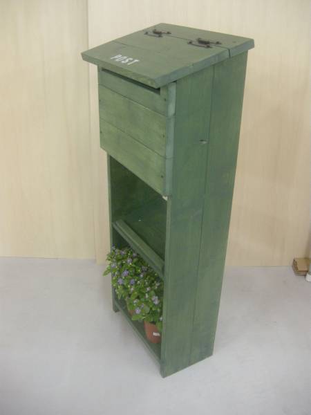 文字入れ無料！！ハンドメイド　木製ポスト　郵便受け！！_1