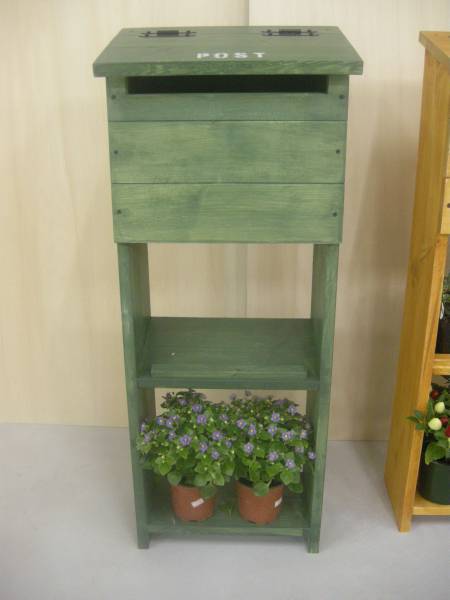 文字入れ無料！！ハンドメイド　木製ポスト　郵便受け！！_2