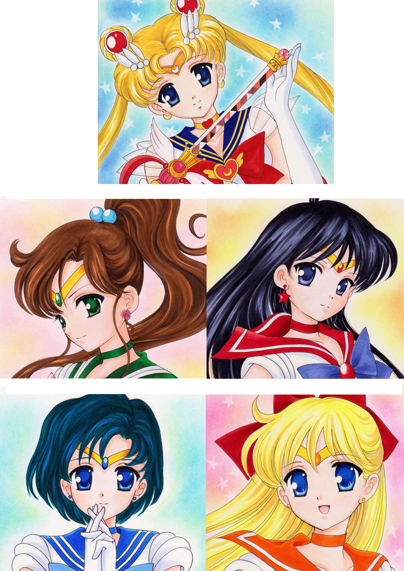 手描きイラストプリント ａ４ セーラー戦士 お好きなキャラ１枚 セーラームーン 手描きイラスト 売買されたオークション情報 Yahooの商品情報をアーカイブ公開 オークファン Aucfan Com
