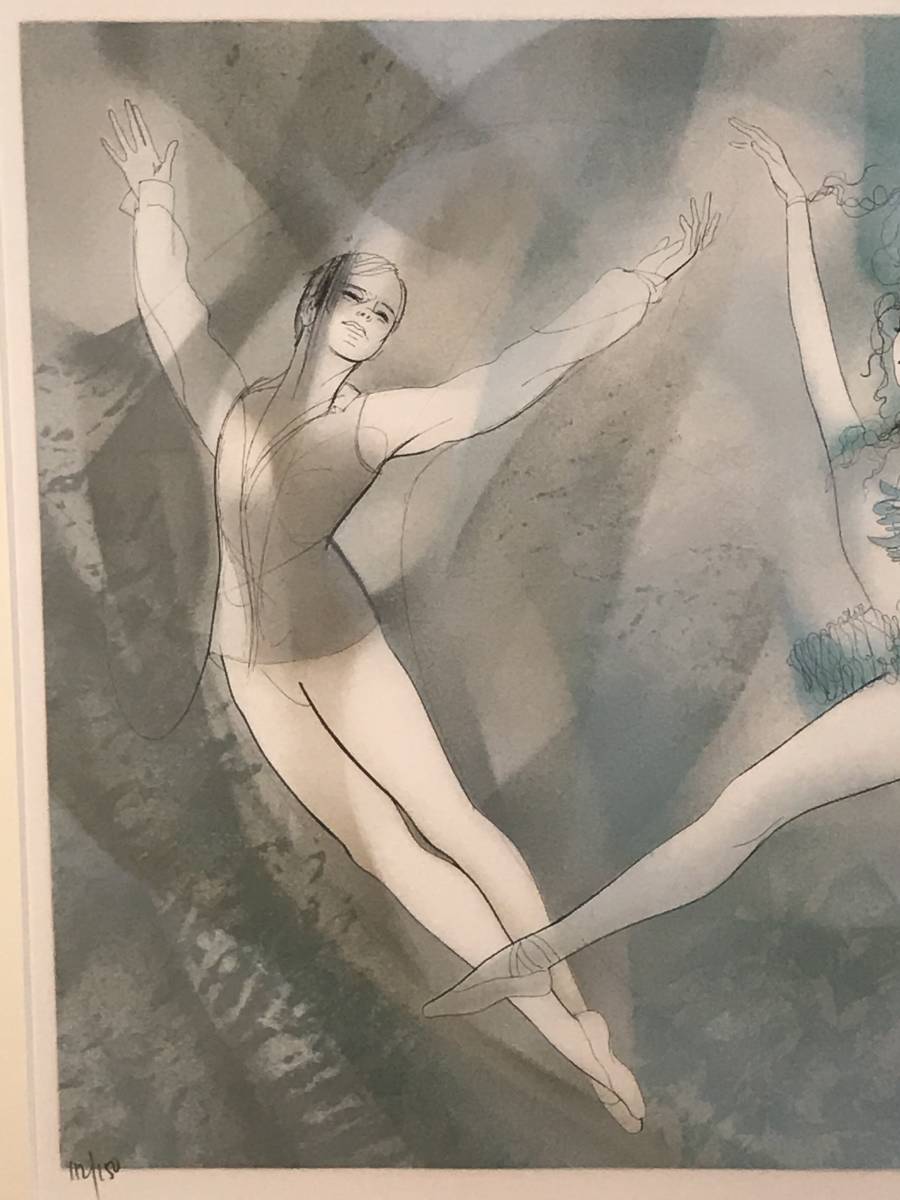 Jean-Baptiste □バラディエ 【裸婦】 リトグラフ サイン有り