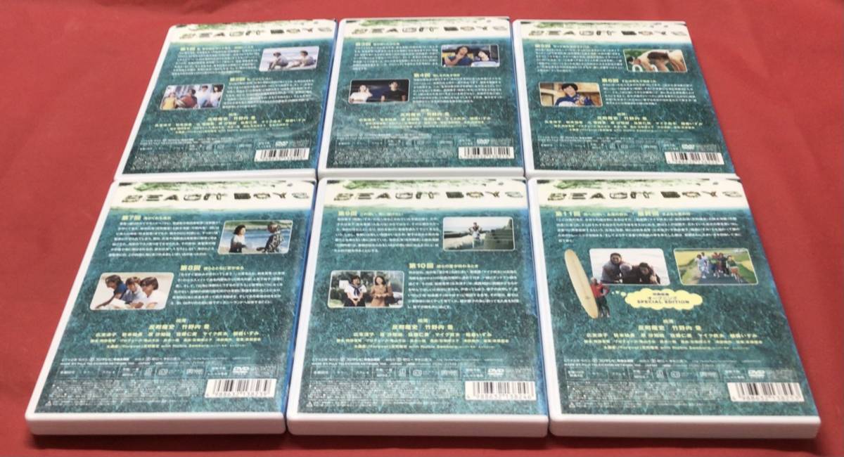 VHS ビデオ 反町隆史 竹野内豊 ビーチボーイズ つよく 全6巻