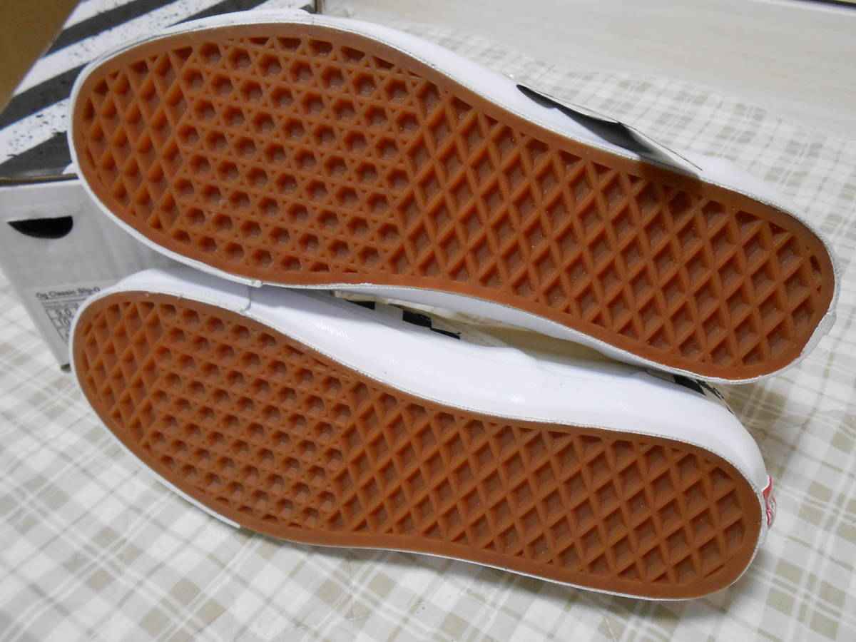 新品！限定！Vans Vault バンズボルト スリッポン 白x黒 チェッカー 9 
