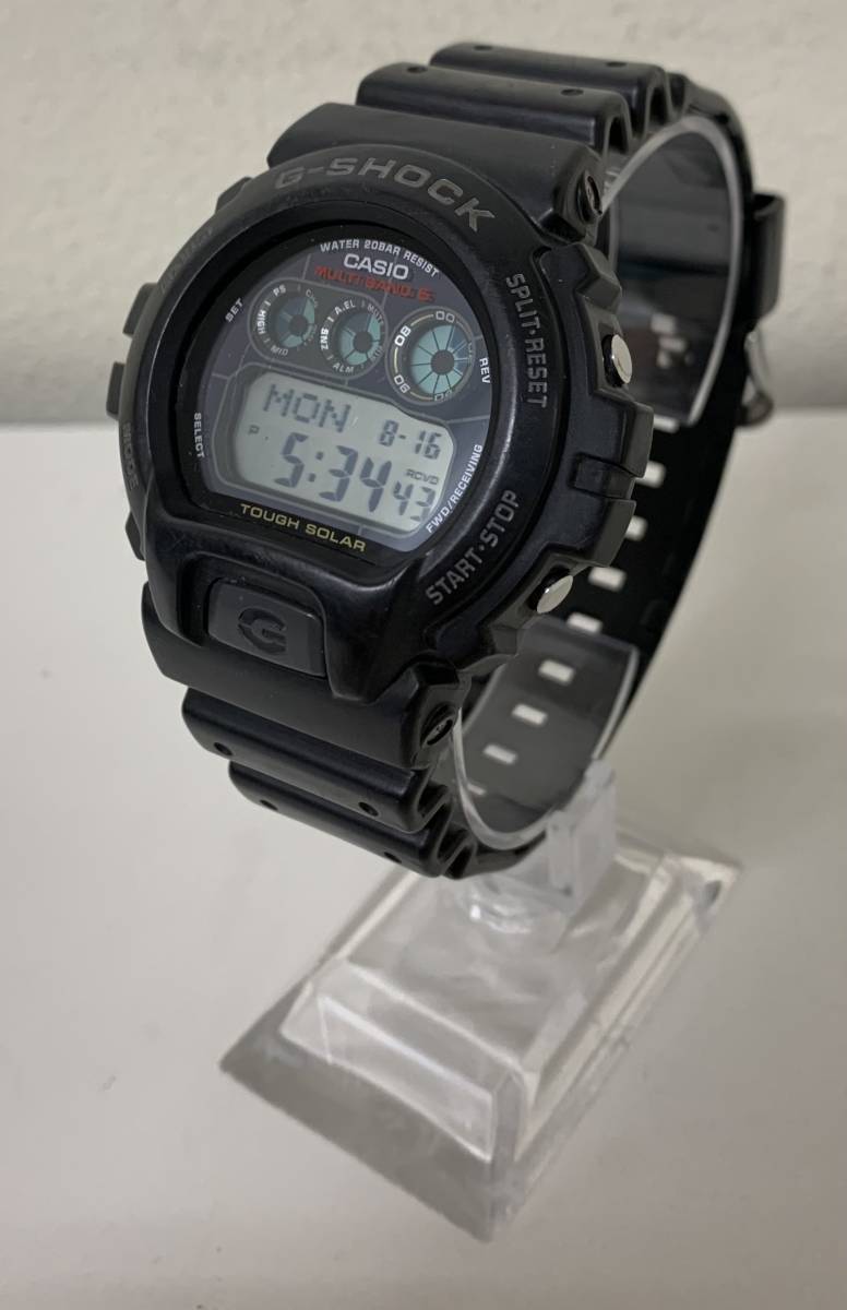 【中古品】☆G-SHOCK☆GW-6900-1JF☆20気圧防水☆タフソーラー☆耐衝撃構造☆腕時計☆電波時計☆