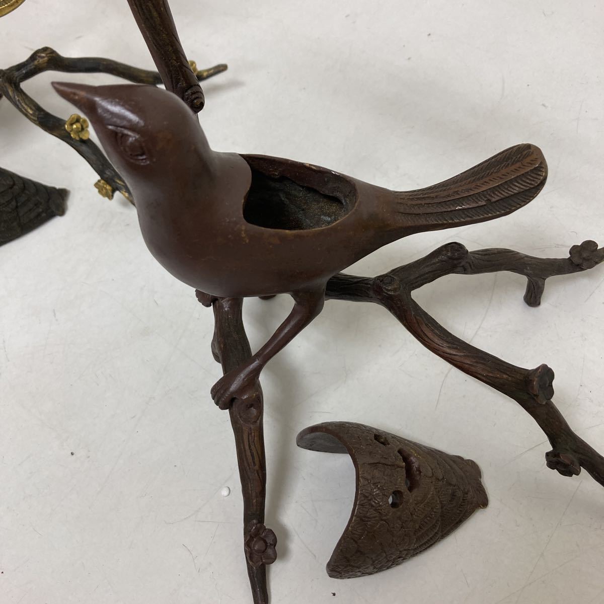 アンティーク | 鳥の置物 鳥 置物（素材（インテリア）陶器・磁器