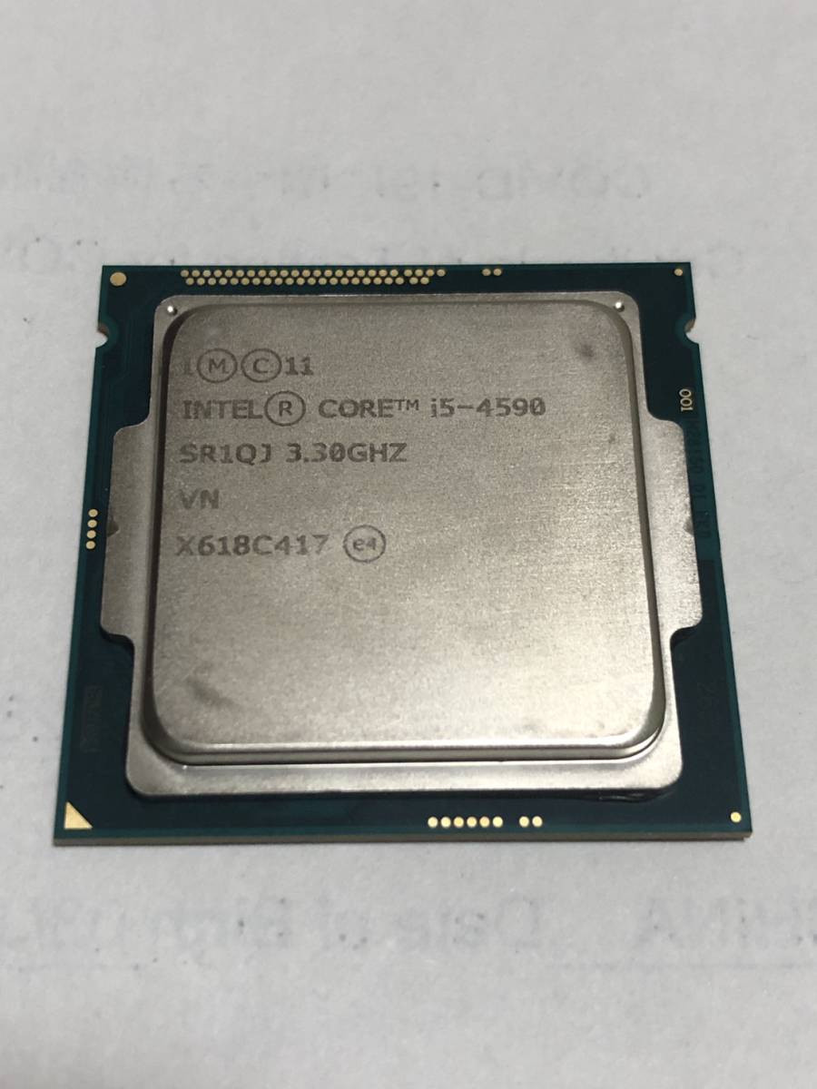 ジャンク品 送料無料 動作未確認 第4世代 インテル 本体PC用CPU Intel CPU Core i5-4590 3.30GHz SR1QJ LGA1150 プロセッサ－ Quad Core