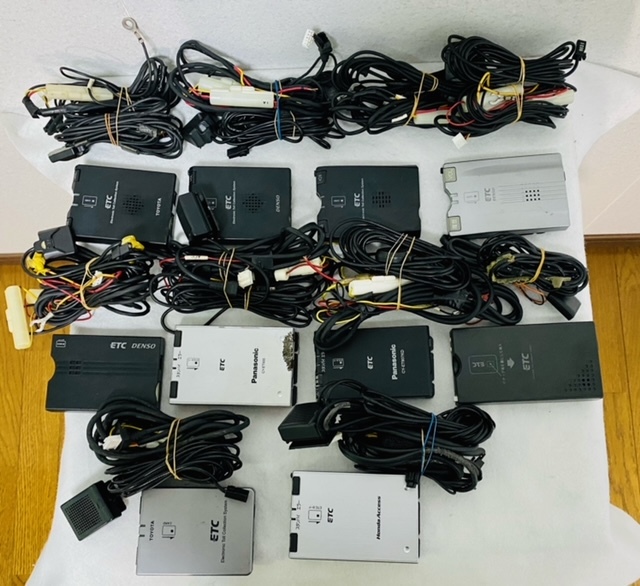 中古 デンソー製 5個 パナソニック製 2個 カルソニックカンセイ製 1個 Matsushita製 2個 軽自動車用 分離型ETC 10個セット ジャンク品あり