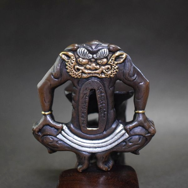時代武具 刀装具 古鉄造 極上 三点 四 古美術 時代武具 刀装具 古鉄造