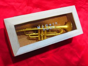 Bsmhs受注生産 インテリアミニチュアトランペット 24kメッキブラス製 希少 化粧箱付 完了品 楽器 手芸 コレクション 楽器 器材 Dalmuseum Ru