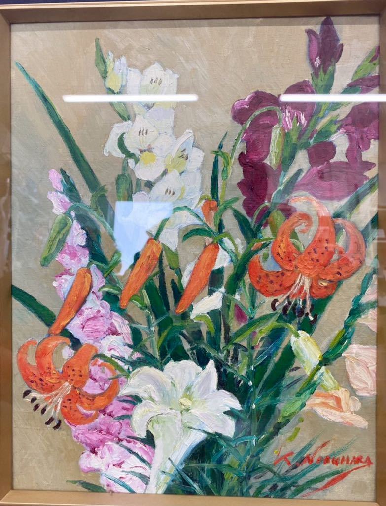 油彩画 花瓶の花 Shaw.jサイン入り 油彩画 花瓶の花 Shaw.jサイン入り 油彩画 花瓶の花 Shaw.jサイン入り