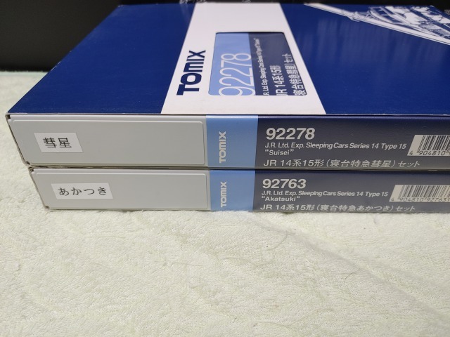 TOMIX 92763・92278 14系15形 寝台特急 あかつき・彗星 14両セット