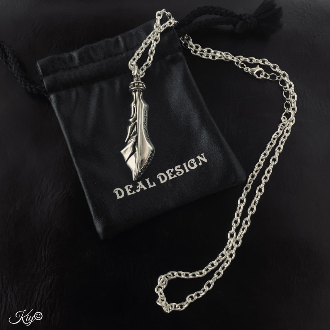廃盤☆DEAL DESIGN【ディールデザイン】フェザー ペンダント