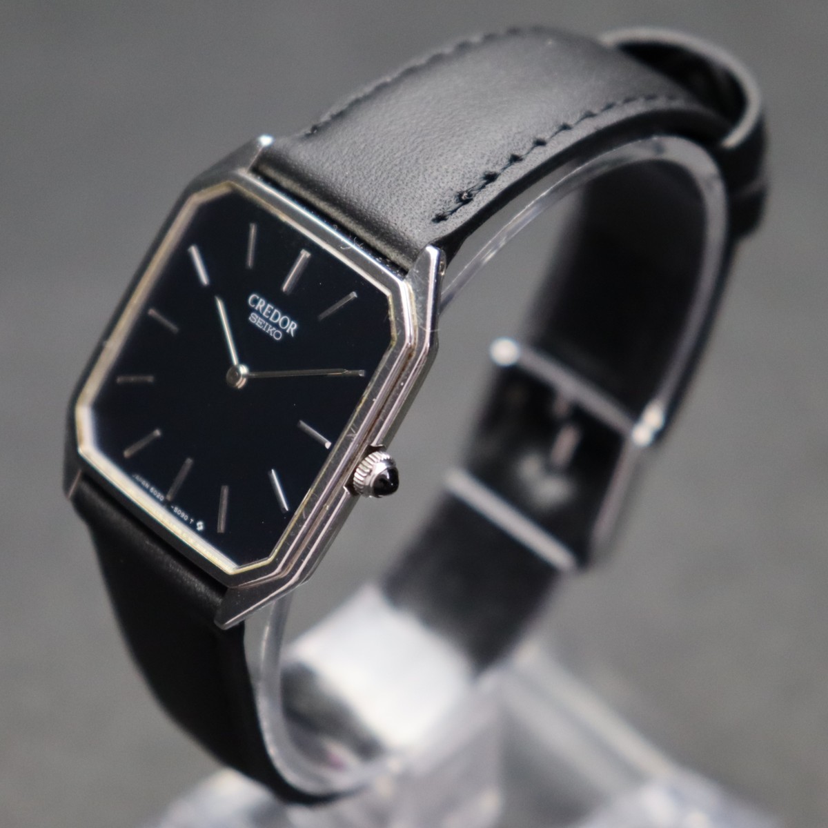 SEIKO CREDOR セイコー クレドール クォーツ 6020-5080 ネイビー文字盤 