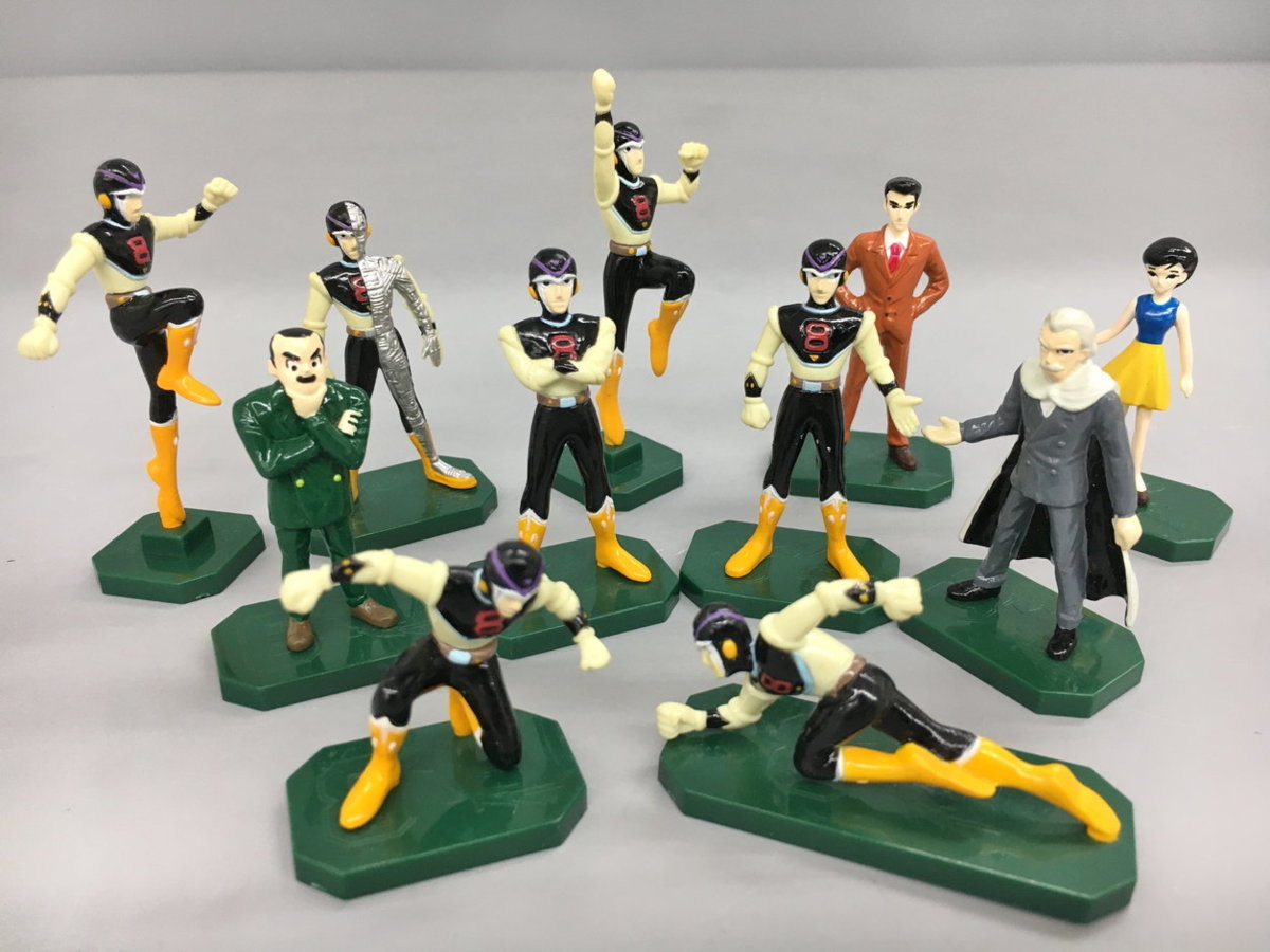エイトマン フィギュア 8体セット エイトマン フィギュア 8体セット 8マン フィギュア ｜ 食玩