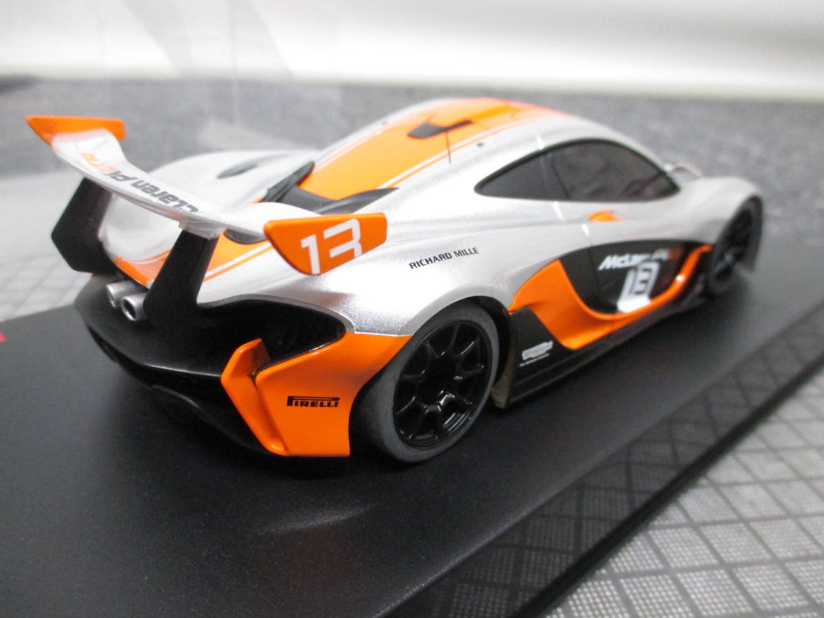 人気セール，限定SALE 京商 MINI-Z McLaren P1 GTR シルバー/オレンジ 