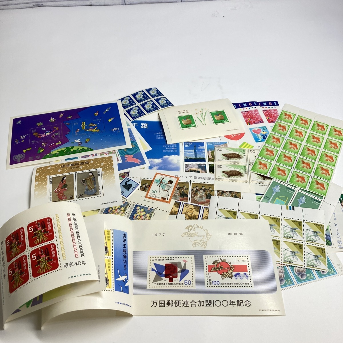 19. 未使用 バラ切手 シート切手 1万円分 額面10，000円分 まとめて