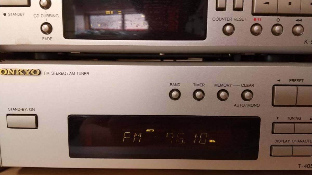 ラジオ・コンポ ONKYO K-505,A-909LTD,MD-105,T-405W,C-705