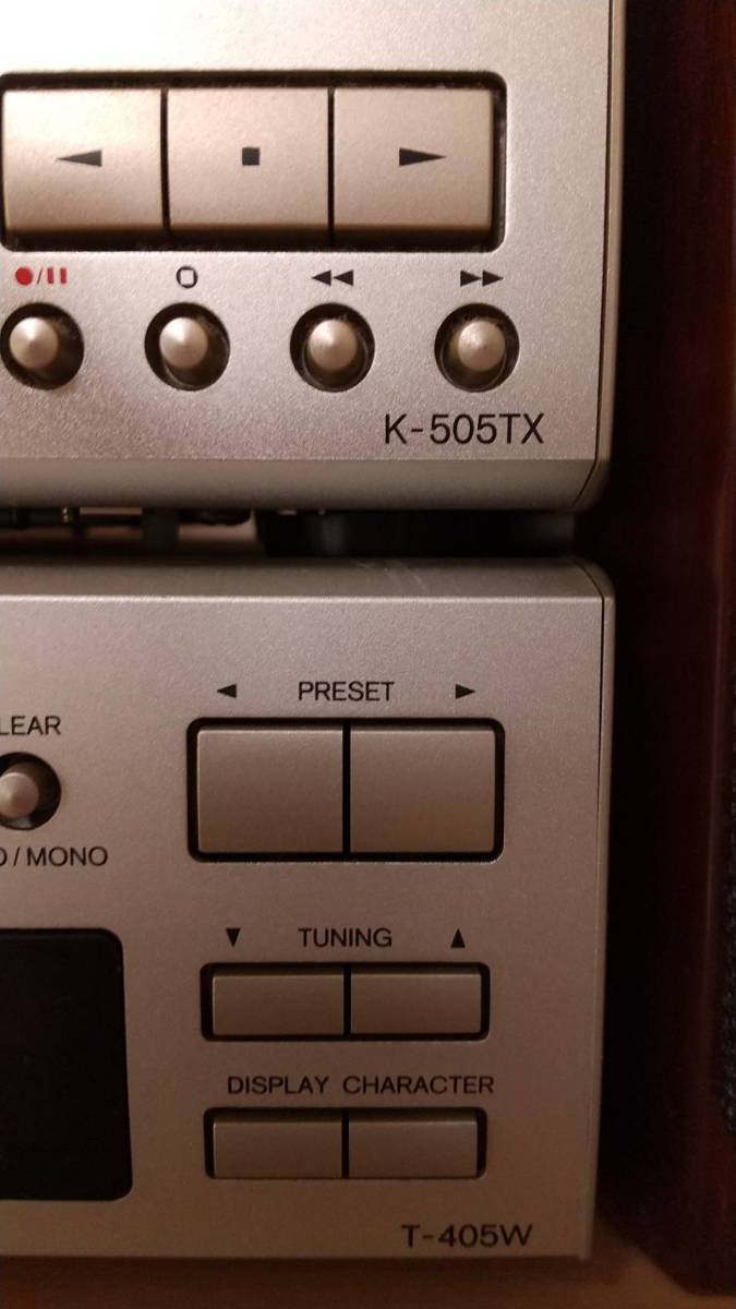 ラジオ・コンポ ONKYO K-505,A-909LTD,MD-105,T-405W,C-705