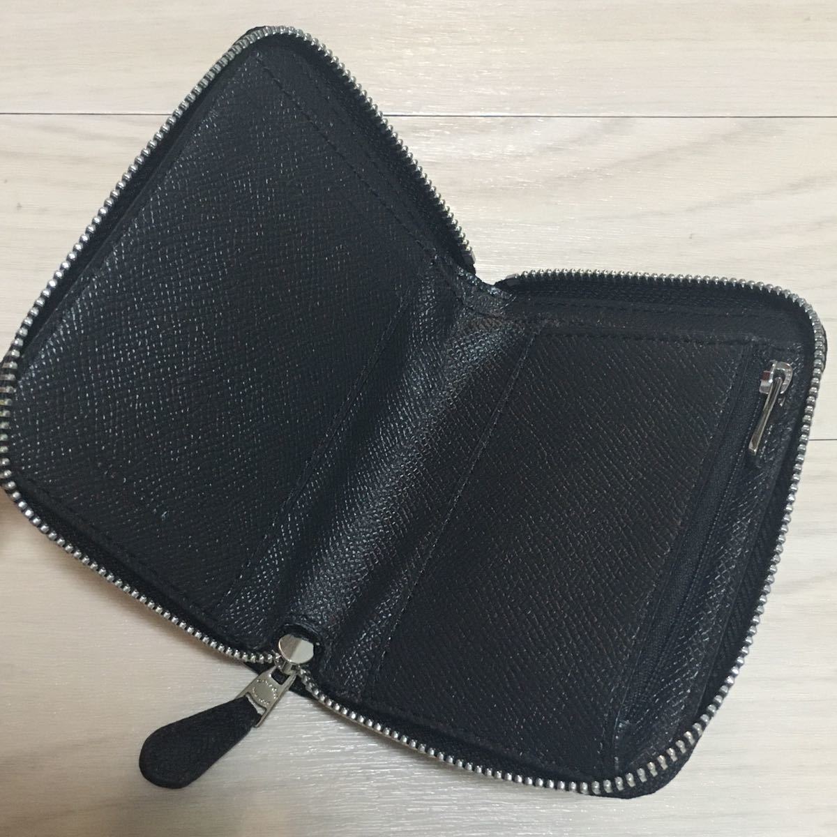 COACH ラメ グリッター ミニウォレット 財布 星 二つ折り財布 ブラック 