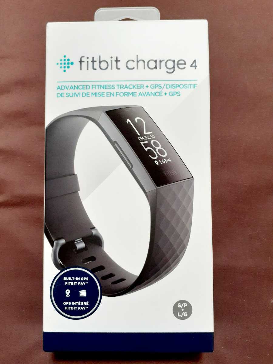 [新品未開封] fitbit charge 4 Suica対応 GPS搭載 FB417BKBK-JP